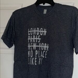 American Apparel Dark Gray Graphic Tee